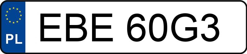 Numer rejestracyjny EBE 60G3 posiada HYUNDAI I30 - EBE60G3 Numer rejestracyjny EBE 60G3 posiada HYUNDAI I30 - EBE60G3
