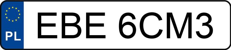 Numer rejestracyjny EBE 6CM3 posiada AUDI A4 2.0 TDI - EBE6CM3