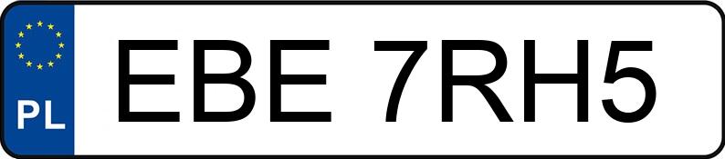 Numer rejestracyjny EBE 7RH5 posiada FORD Mondeo 1.6 MR`10 E5 Ambiente - EBE7RH5 Numer rejestracyjny EBE 7RH5 posiada FORD Mondeo 1.6 MR`10 E5 Ambiente - EBE7RH5