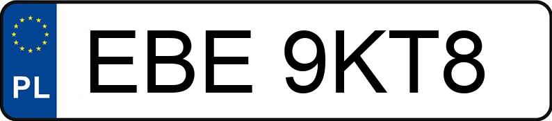 Numer rejestracyjny EBE 9KT8 posiada NISSAN MICRA 1.0 KAT - EBE9KT8 Numer rejestracyjny EBE 9KT8 posiada NISSAN MICRA 1.0 KAT - EBE9KT8