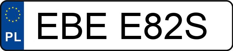 Numer rejestracyjny EBE E82S posiada KOMAR 2352W - EBEE82S