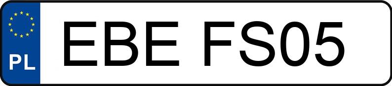 Numer rejestracyjny EBE FS05 posiada OPEL ASTRA - EBEFS05