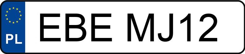 Numer rejestracyjny EBE MJ12 posiada SCANIA R 500 E5 19.0t R500 LA 4x2 HNA Topline - EBEMJ12