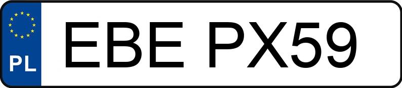 Registreringsnummeret EBE PX59 har NIFTYLIFT 170 - EBEPX59
