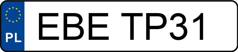 Numer rejestracyjny EBE TP31 posiada BMW 523i MR`03 E4 E60 523i MR`03 E4 E60 - EBETP31 Numer rejestracyjny EBE TP31 posiada BMW 523i MR`03 E4 E60 523i MR`03 E4 E60 - EBETP31