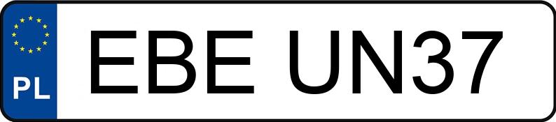 Numer rejestracyjny EBE UN37 posiada SEAT ALTEA - EBEUN37