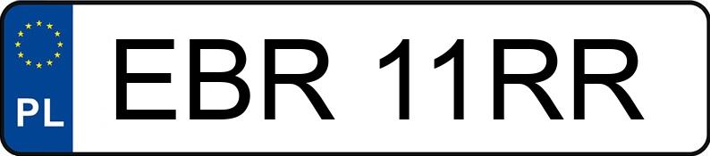 Numer rejestracyjny EBR 11RR posiada BMW 118D - EBR11RR Numer rejestracyjny EBR 11RR posiada BMW 118D - EBR11RR