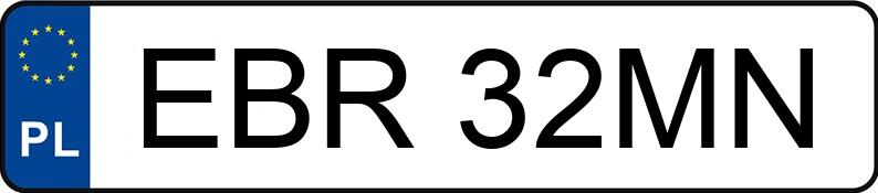 Numer rejestracyjny EBR 32MN posiada DACIA LODGY - EBR32MN Numer rejestracyjny EBR 32MN posiada DACIA LODGY - EBR32MN