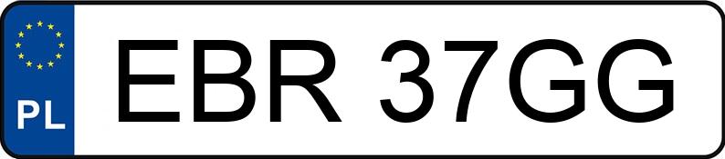 Numer rejestracyjny EBR 37GG posiada TOYOTA AVENSIS - EBR37GG Numer rejestracyjny EBR 37GG posiada TOYOTA AVENSIS - EBR37GG