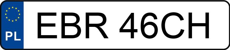 Numer rejestracyjny EBR 46CH posiada VOLKSWAGEN TRANSPORTER 1.9D - EBR46CH