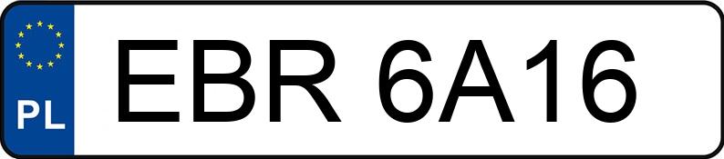 Numer rejestracyjny EBR 6A16 posiada MERCEDES-BENZ SPRINTER 319 CDI - EBR6A16