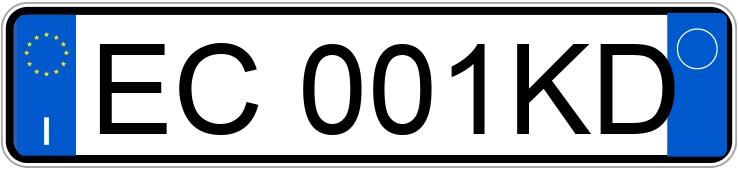 Numer rejestracyjny EC001KD posiada CITROEN C1