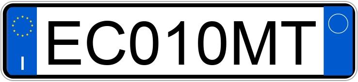 Numer rejestracyjny EC010MT posiada FORD Focus 2a serie