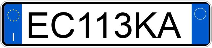 Numer rejestracyjny EC113KA posiada FIAT Bravo 2a serie