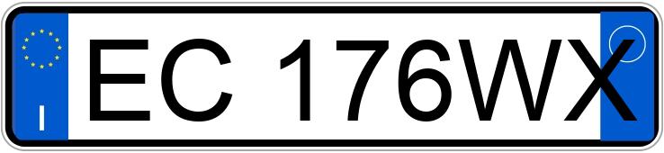 Numer rejestracyjny EC176WX posiada MERCEDES Classe B