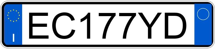 Numer rejestracyjny EC177YD posiada FORD Ka 2a serie