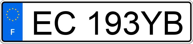 Numer rejestracyjny EC193YB posiada FORD FIESTA