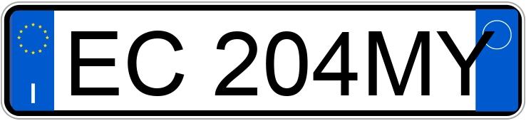 Numer rejestracyjny EC204MY posiada FIAT Punto Evo