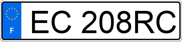 Numer rejestracyjny EC208RC posiada VOLKSWAGEN TOURAN 1.2 TSI 110 TRENDLINE