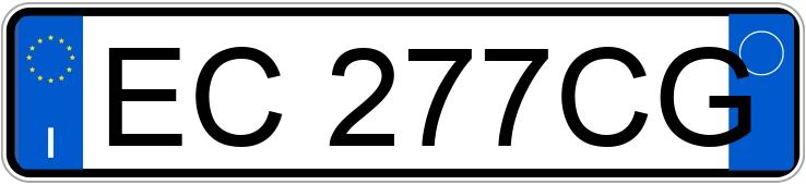 Numer rejestracyjny EC277CG posiada SUZUKI Alto