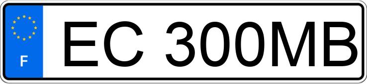 Numer rejestracyjny EC300MB posiada RENAULT KANGOO EXPRESS II