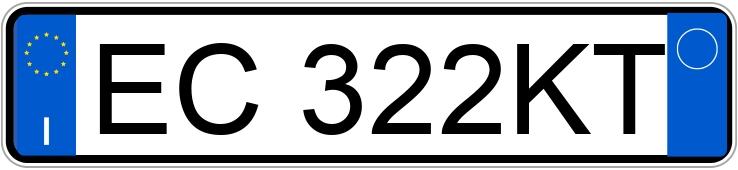 Numer rejestracyjny EC322KT posiada ALFA ROMEO MiTo Numer rejestracyjny EC322KT posiada ALFA ROMEO MiTo