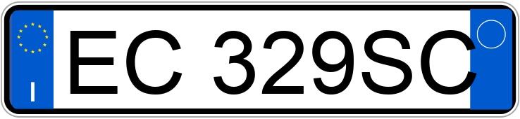 Numer rejestracyjny EC329SC posiada TOYOTA Yaris 2a serie Numer rejestracyjny EC329SC posiada TOYOTA Yaris 2a serie