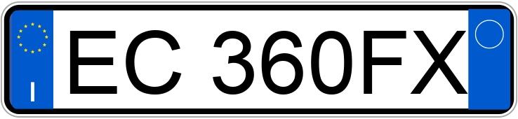 Numer rejestracyjny EC360FX posiada BMW X3 Numer rejestracyjny EC360FX posiada BMW X3