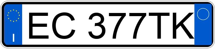 Numer rejestracyjny EC377TK posiada MERCEDES Classe A