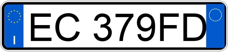 Numer rejestracyjny EC379FD posiada SEAT Ibiza 4a serie