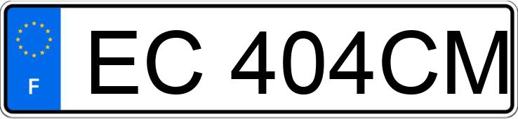 Numer rejestracyjny EC404CM posiada PEUGEOT 308
