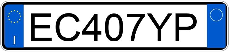 Numer rejestracyjny EC407YP posiada FIAT Punto Evo