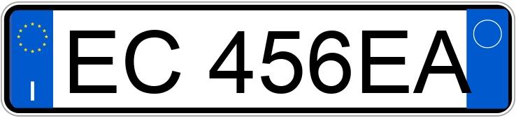 Numer rejestracyjny EC456EA posiada ALFA ROMEO MiTo