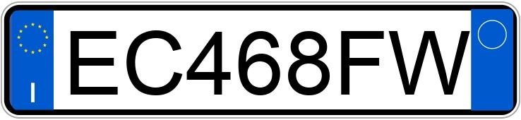 Numer rejestracyjny EC468FW posiada CITROEN C3 1a serie