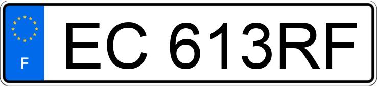 Numer rejestracyjny EC613RF posiada RENAULT CAPTUR