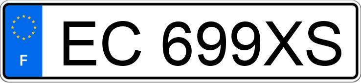 Numer rejestracyjny EC699XS posiada RENAULT SUPERCINQ FIVE