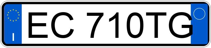 Numer rejestracyjny EC710TG posiada SMART fortwo 2a serie