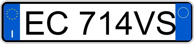 Numer rejestracyjny EC714VS posiada DAIHATSU Materia