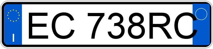 Numer rejestracyjny EC738RC posiada PEUGEOT 207