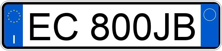 Numer rejestracyjny EC800JB posiada VOLKSWAGEN Golf 6a serie