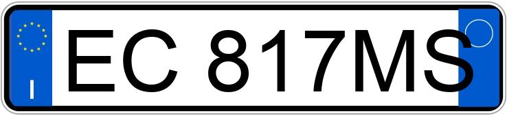 Numer rejestracyjny EC817MS posiada VOLKSWAGEN Golf 6a serie
