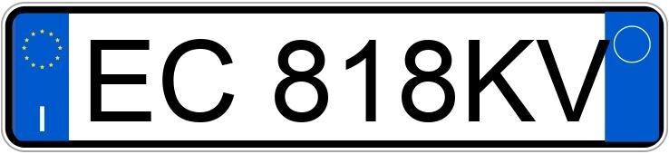 Numer rejestracyjny EC818KV posiada FIAT Panda 2a serie Numer rejestracyjny EC818KV posiada FIAT Panda 2a serie