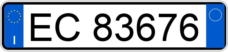 Numer rejestracyjny EC83676 posiada Piaggio Liberty 125