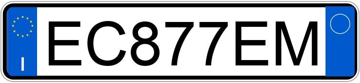 Numer rejestracyjny EC877EM posiada MERCEDES Classe B