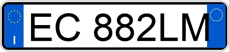 Numer rejestracyjny EC882LM posiada PEUGEOT 207