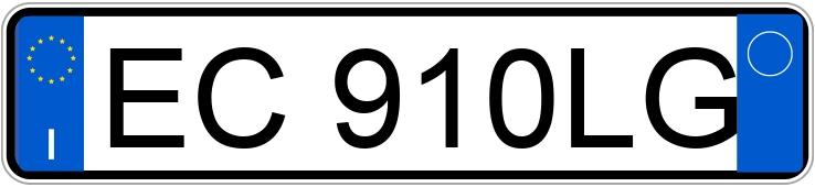 Numer rejestracyjny EC910LG posiada DS DS 3