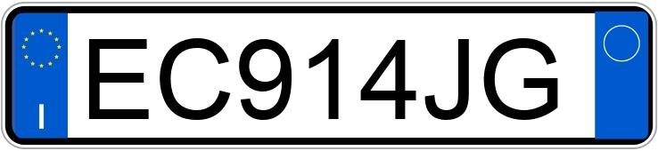 Numer rejestracyjny EC914JG posiada OPEL Corsa 4a serie