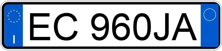 Numer rejestracyjny EC960JA posiada OPEL Corsa 4a serie