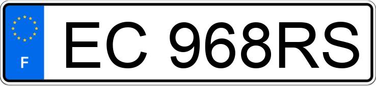 Le numéro d’enregistrement EC968RS a SEAT IBIZA* Le numéro d’enregistrement EC968RS a SEAT IBIZA*
