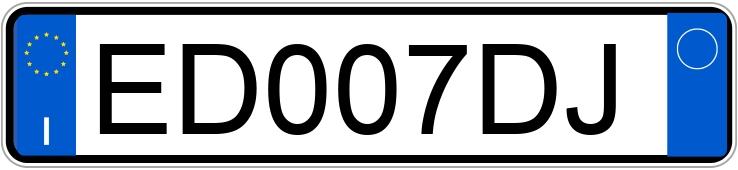 Numer rejestracyjny ED007DJ posiada LAND ROVER RR Sport 1a serie